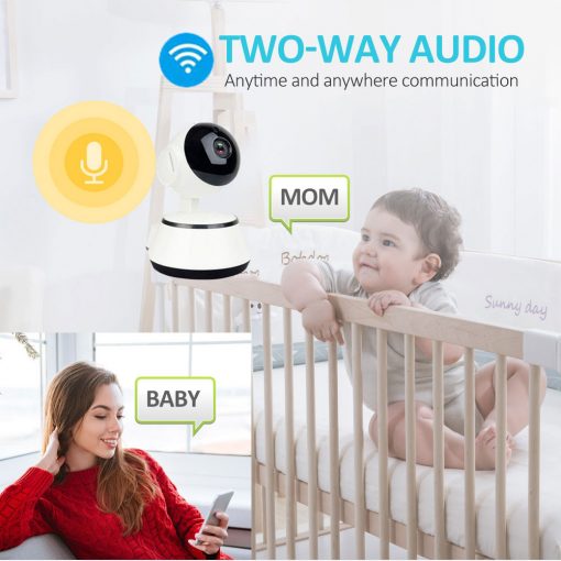 1080P HD Baby Monitor IP Camera WiFi Wireless Auto Tracking Night Vision Home Security CCTV Surveillance 8